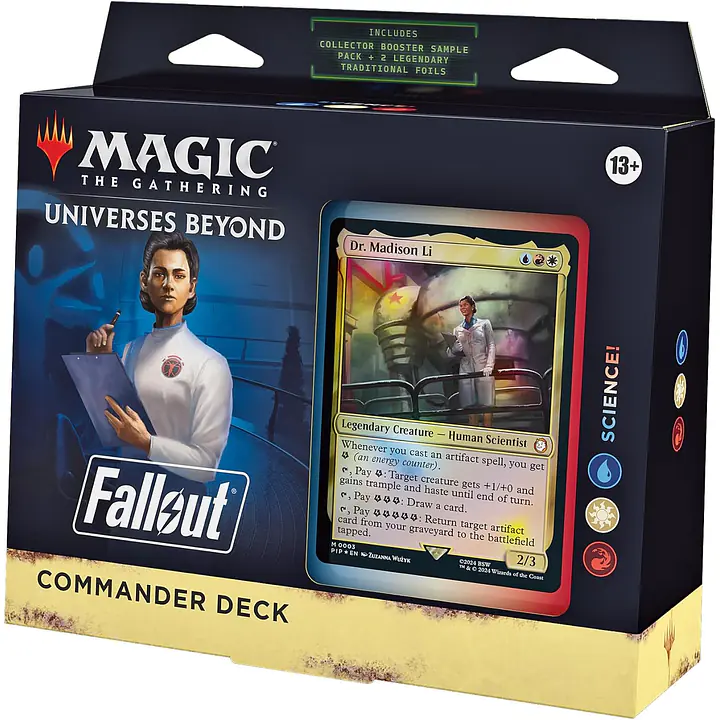 MAGIC THE GATHERING - FALLOUT - COMMANDER DECK - SCIENCE! - Master