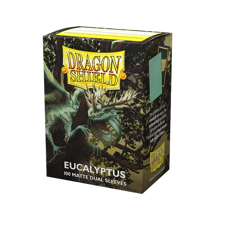 DRAGON SHIELD DUAL MATTE SLEEVES - EUCALYPTUS (100X) - Master