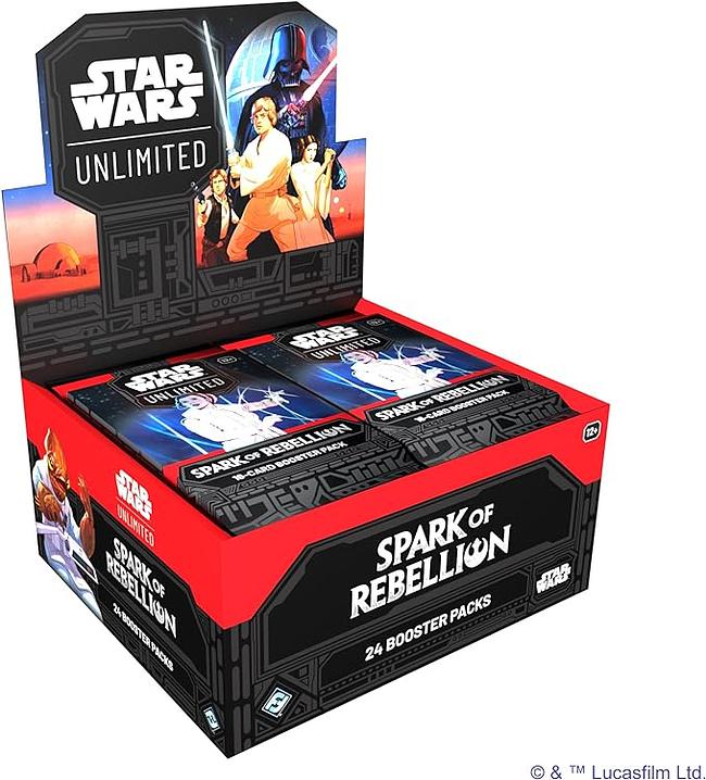 STAR WARS: UNLIMITED - SPARK OF REBELLION - BOOSTER DISPLAY
