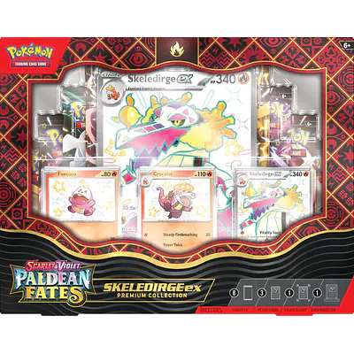 POKEMON - PKM - PALDEAN FATES - PREMIUM COLLECTION - SHINY SKELEDIRGE EX primary image