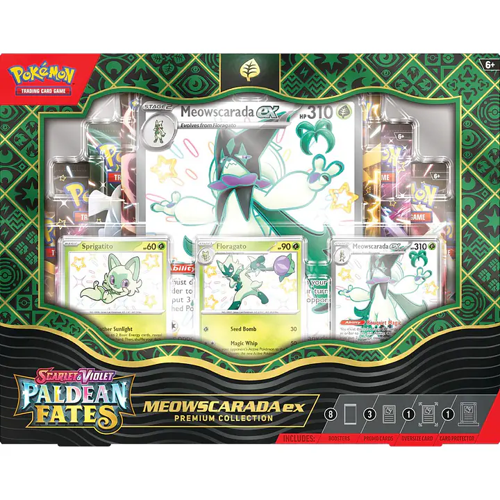 POKEMON - PKM - PALDEAN FATES - PREMIUM COLLECTION - SHINY MEOWSCARADA EX - Master