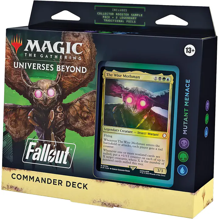 MAGIC THE GATHERING - FALLOUT - COMMANDER DECK - MUTANT MENACE - Master