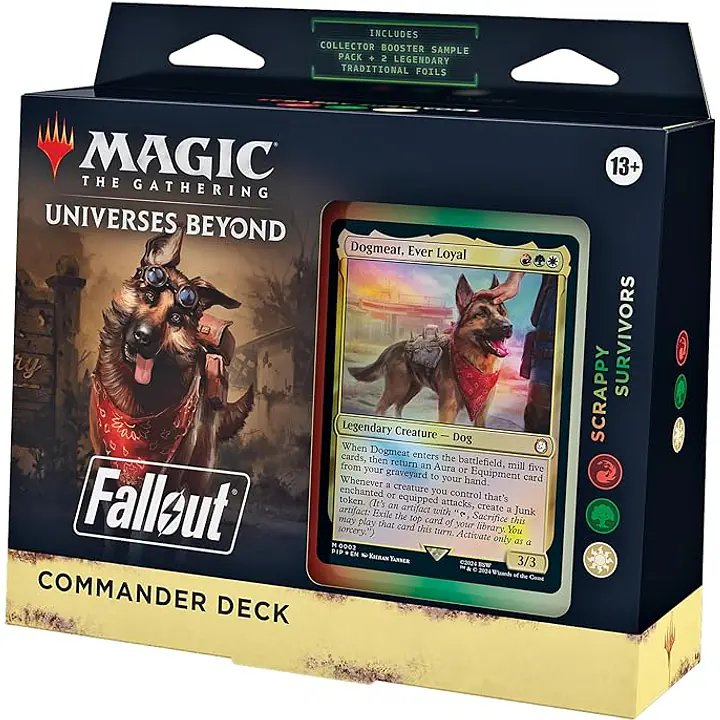 MAGIC THE GATHERING - FALLOUT - COMMANDER DECK - SCRAPPY SURVIVORS - Master