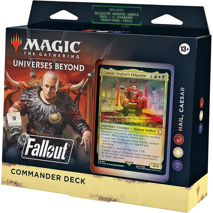 MAGIC THE GATHERING - FALLOUT - COMMANDER DECK - HAIL, CAESAR - Master