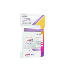 GAMEGENIC - MATTE STANDARD EUROPEAN SLEEVES - (62 X 94MM) - 50X - Master