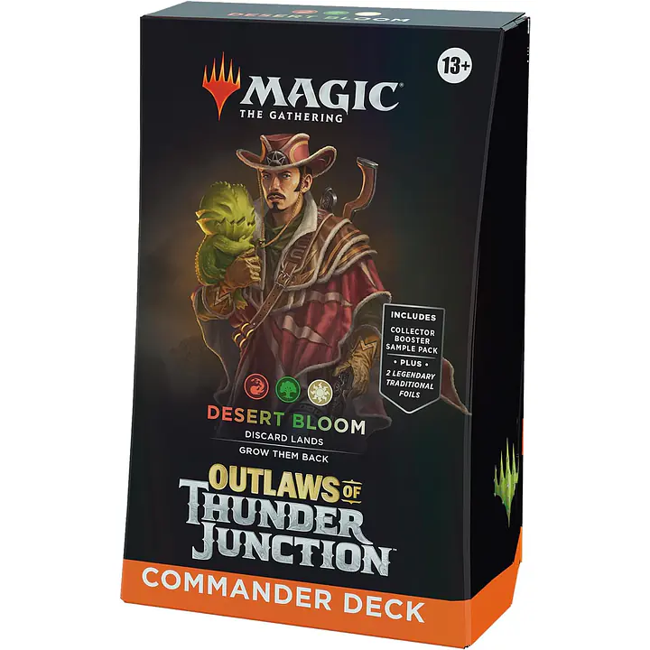 MAGIC THE GATHERING - OUTLAWS OF THUNDER JUNCTION - COMMANDER DESERT BLOOM - Master