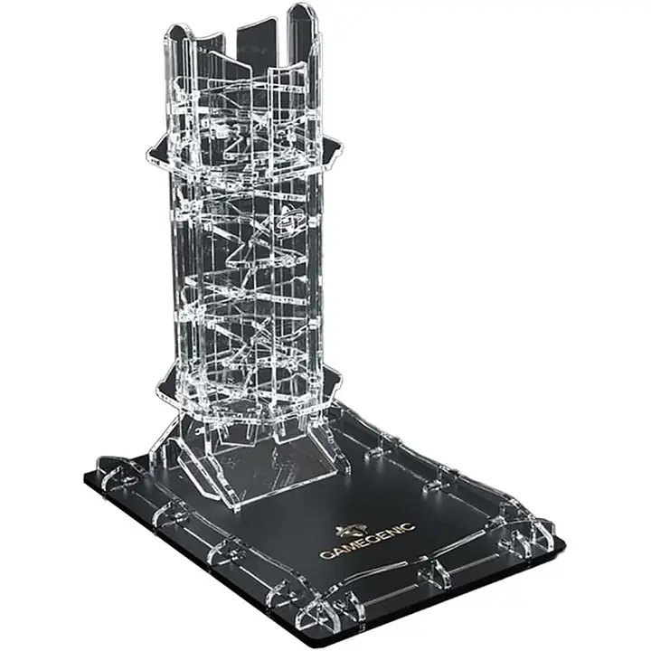 GAMEGENIC - CRYSTAL TWISTER - PREMIUM DICE TOWER - Master