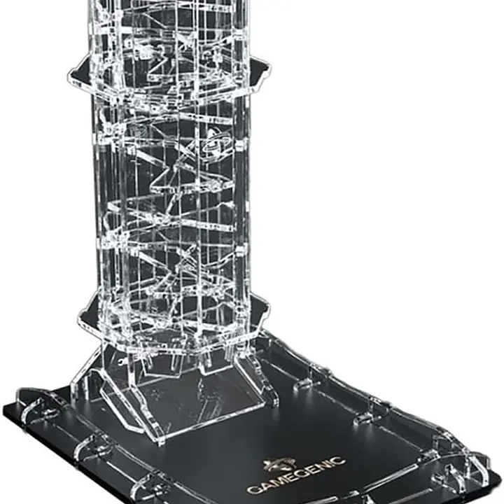GAMEGENIC - CRYSTAL TWISTER - PREMIUM DICE TOWER - Master