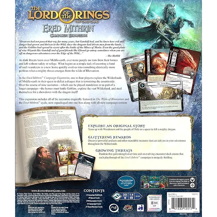 The Lord of the Rings: The Card Game – Ered Mithrin Campaign Expansion - Master