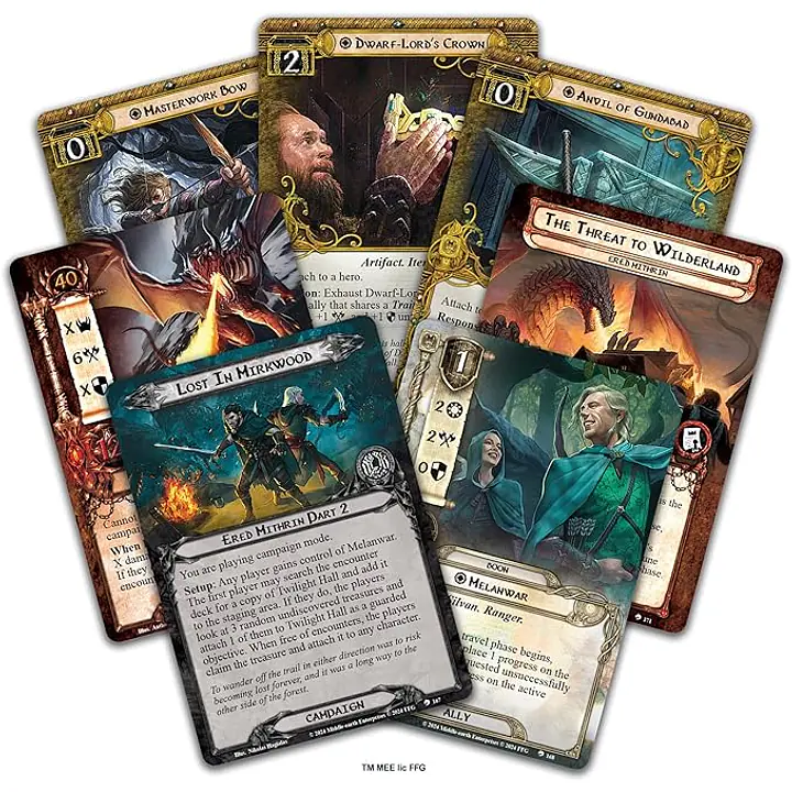 The Lord of the Rings: The Card Game – Ered Mithrin Campaign Expansion - Master