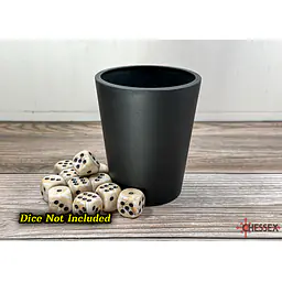 CHESSEX - Flexible Dice Cup Black - Master