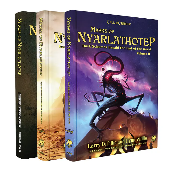 CALL OF CTHULHU RPG – MASKS OF NYARATHOTEP – SLIPCASE SET - Master