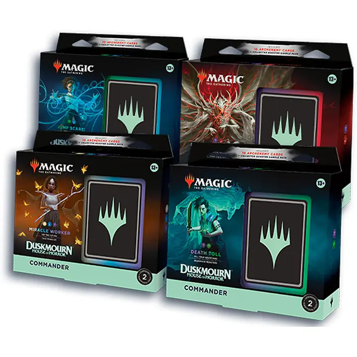 MAGIC THE GATHERING - DUSKMOURN: HOUSE OF HORRORS - COMMANDER 4 DECK BUNDLE  - Master