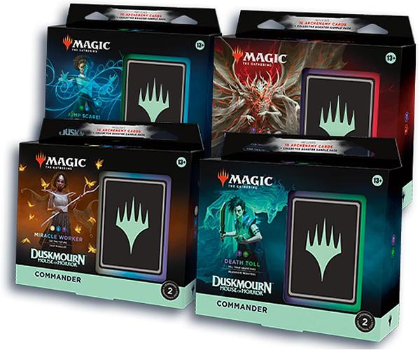 MAGIC THE GATHERING - DUSKMOURN: HOUSE OF HORRORS - COMMANDER 4 DECK BUNDLE 
