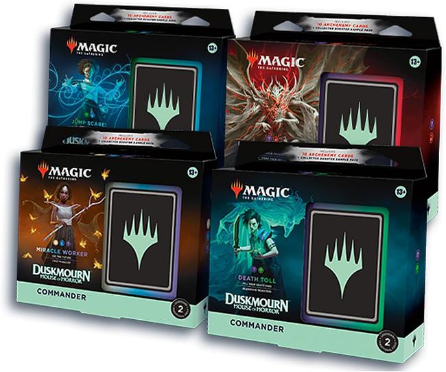MAGIC THE GATHERING - DUSKMOURN: HOUSE OF HORRORS - COMMANDER 4 DECK BUNDLE 