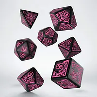 CALL OF CTHULHU – BLACK & MAGENTA DICE SET - Master
