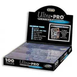 ULTRA PRO - PLATINUM 9-POCKET PAGE (100X) - Master