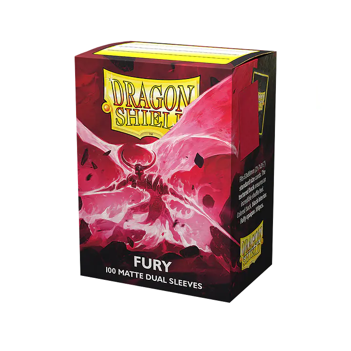 DRAGON SHIELD DUAL MATTE SLEEVES - FURY (100X) - Master