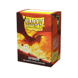 DRAGON SHIELD DUAL MATTE SLEEVES - EMBER (100X) - Master