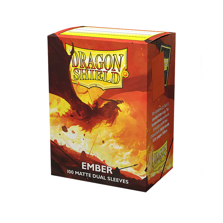 DRAGON SHIELD DUAL MATTE SLEEVES - EMBER (100X) - Master