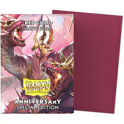 Dragon Shield Dual Matte Sleeves Special Edition - Red/Gold (100x) - Master