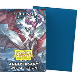 Dragon Shield Dual Matte Sleeves Special Edition - Blue/Silver (100x) - Master