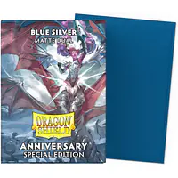 Dragon Shield Dual Matte Sleeves Special Edition - Blue/Silver (100x) - Master
