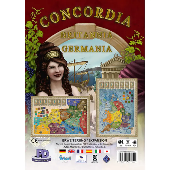 CONCORDIA BRITANNIA AND GERMANIA - Master