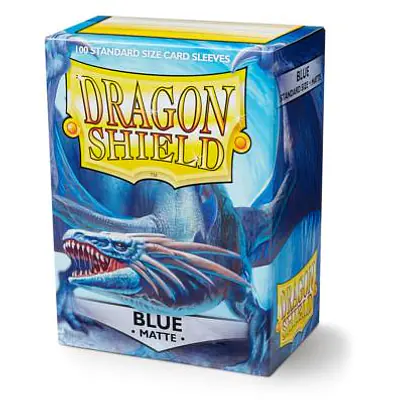 DRAGON SHIELD STANDARD SLEEVES - BLUE MATTE (100X) primary image