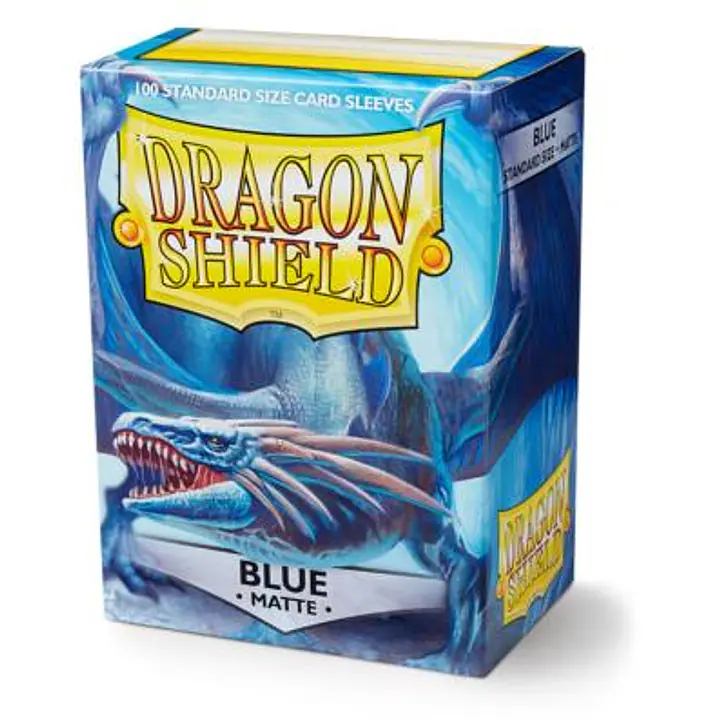 DRAGON SHIELD STANDARD SLEEVES - BLUE MATTE (100X) - Master