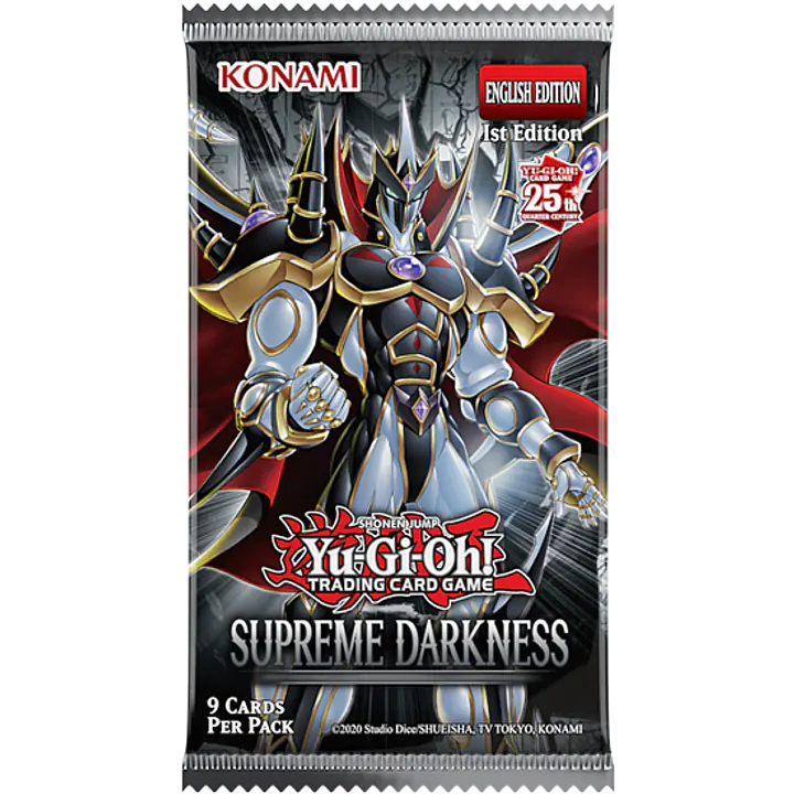 YGO - Supreme Darkness Trading Card Game 1st Edition Booster Pack - YU-GI-OH! - Master