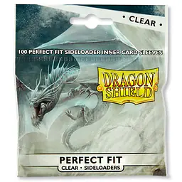 DRAGON SHIELD STANDARD SLEEVES - PERFECT SIZE - SIDELOADING - CLEAR - 100X - Master