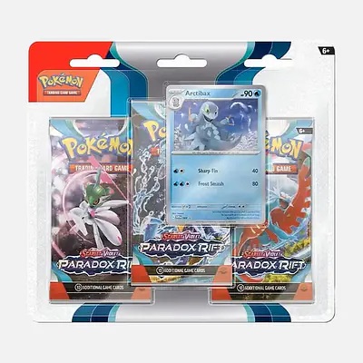Pokemon - PKM - Paradox Rift (SV04) 3-Pack Blister Arctibax primary image