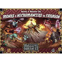 Massive Darkness 2: Heroes & Monster Set – Monks & Necromancers vs The Paragon - Master