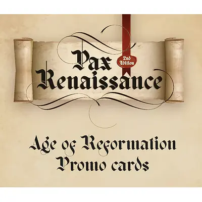 Pax Renaissance: 2nd Edition – Age of Reformation Promo Cards primary image