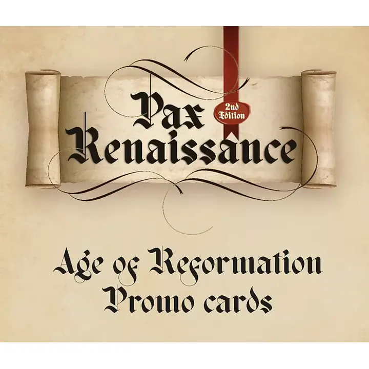 Pax Renaissance: 2nd Edition – Age of Reformation Promo Cards - Master