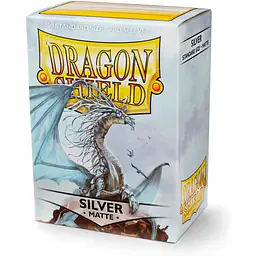 Dragon Shield Standard Matte - Silver (100x) - Master
