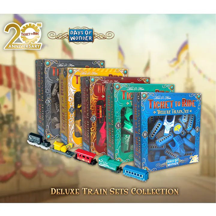 Ticket to Ride: Deluxe Train Set – 20th Anniversary - Master