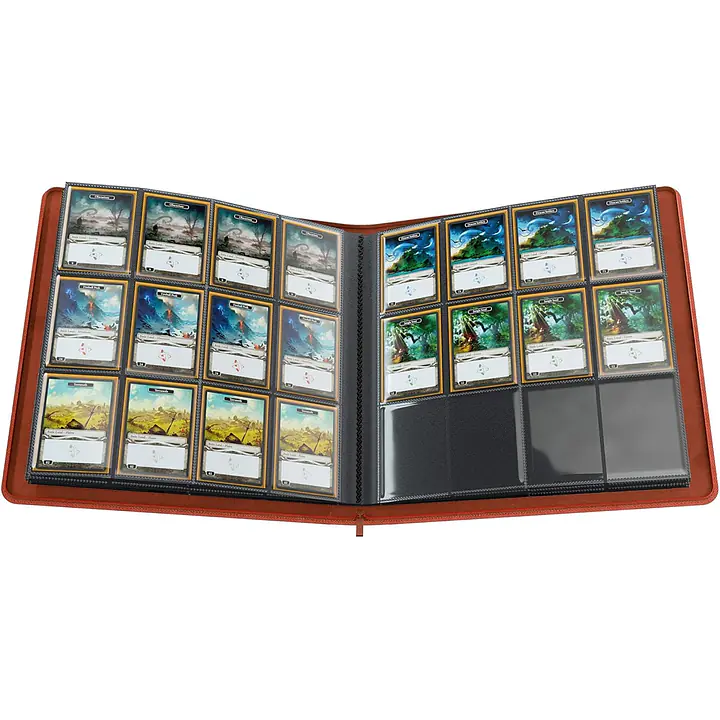 GAMEGENIC - ZIP-UP ALBUM 24-POCKET - RED - Master