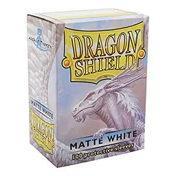 DRAGON SHIELD STANDARD SLEEVES - WHITE MATTE (100X) - Master