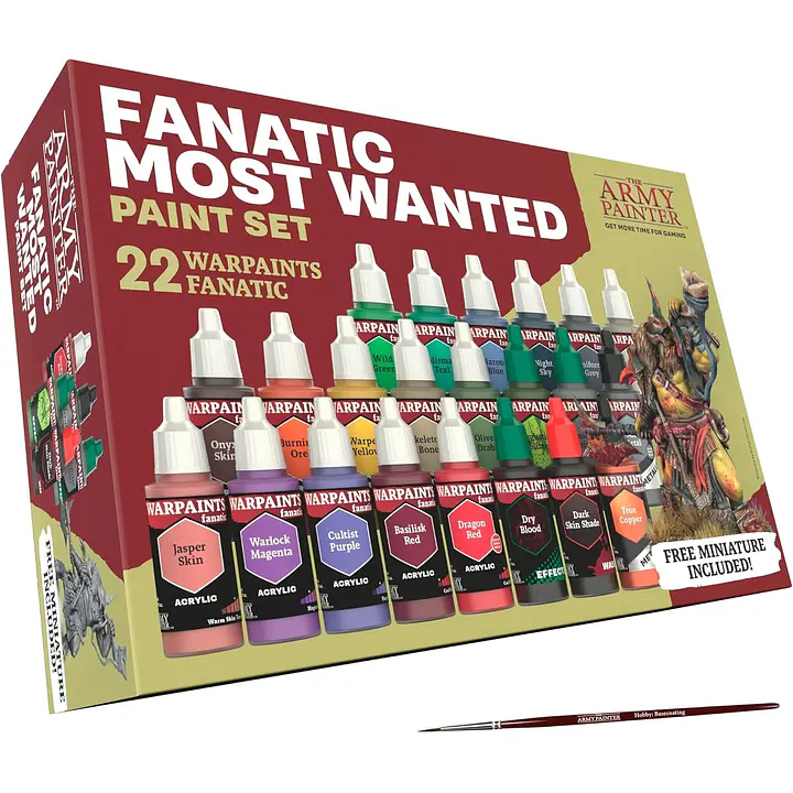 Army Painter - Warpaints Fanatic Most Wanted Set - Master