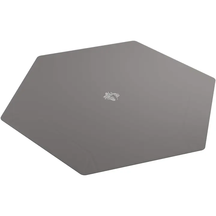 Gamegenic - Magnetic Dice Tray Hexagonal - Black/Gray - Master