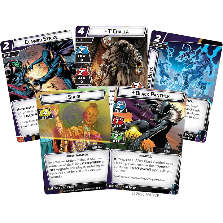 Marvel Champions: The Card Game – Black Panther Hero Pack - Master