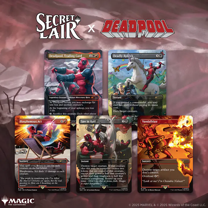 Magic the Gathering: Secret Lair Deadpool (Non Foil) - Master
