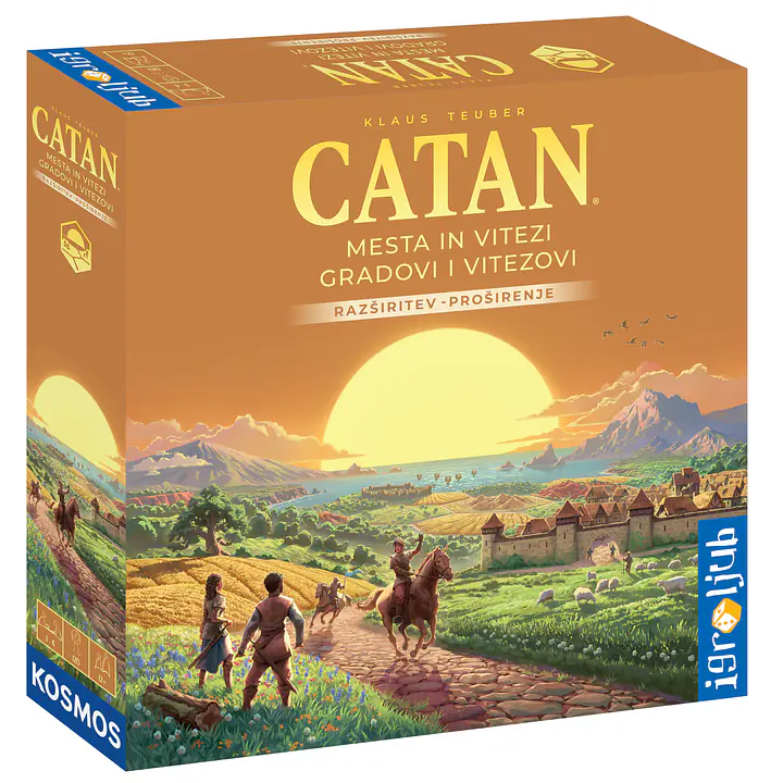 CATAN - MESTA IN VITEZI - Nova 2025 izdaja - Master