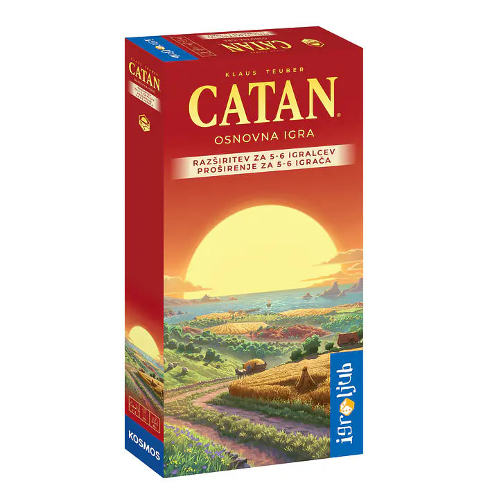 CATAN - RAZŠIRITEV ZA 5-6 IGRALCEV - Nova 2025 izdaja - Master