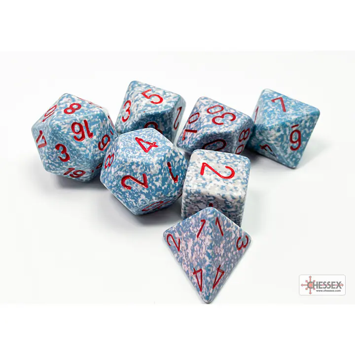 DICE CHESSEX - Speckled Air Polyhedral (7 DICE) - Master