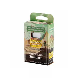 Dragon Shield - Board Games Sleeves Clear/Non-Glare: 57x89mm (American) – 100 Sleeves - Master