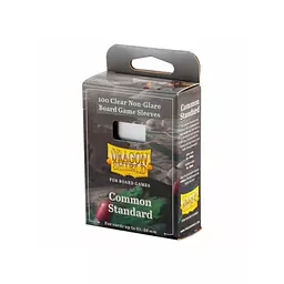 Dragon Shield - Board Games Sleeves Clear/Non-Glare: 63x88mm (Standard) – 100 Sleeves - Master