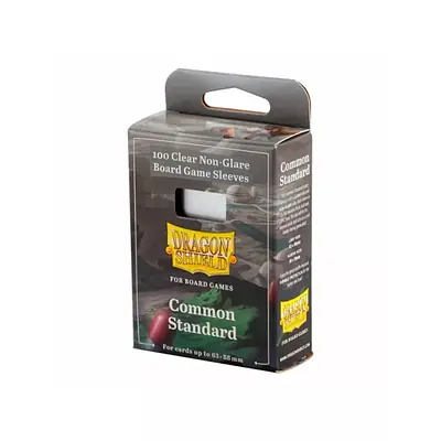 Dragon Shield - Board Games Sleeves Clear/Non-Glare: 63x88mm (Standard) – 100 Sleeves primary image